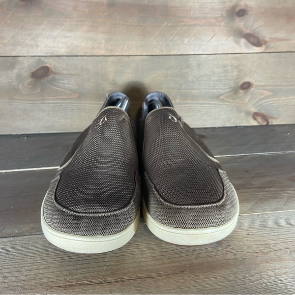 Olukai nohea mesh Mens size 11 shoes brown slip on comfort sneakers - Picture 6 of 8